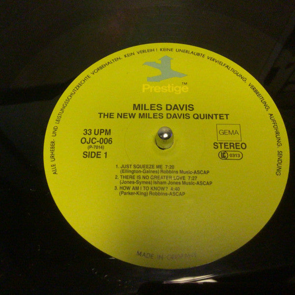 The Miles Davis Quintet : Miles (LP, Album, RE)