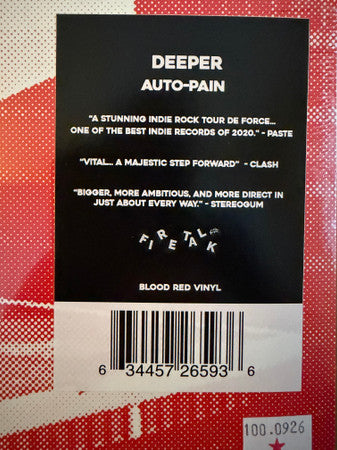 Deeper (6) : Auto-Pain (LP, Blo)