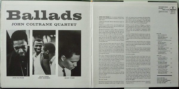 John Coltrane Quartet ~ Ballads (Vinyl) - Djungel & Jazz