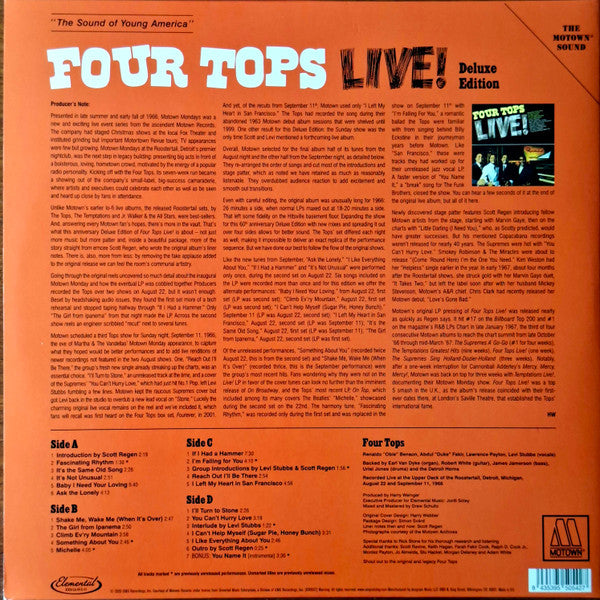 Four Tops : Four Tops Live! (2xLP, Album, Dlx, Ltd, 140)