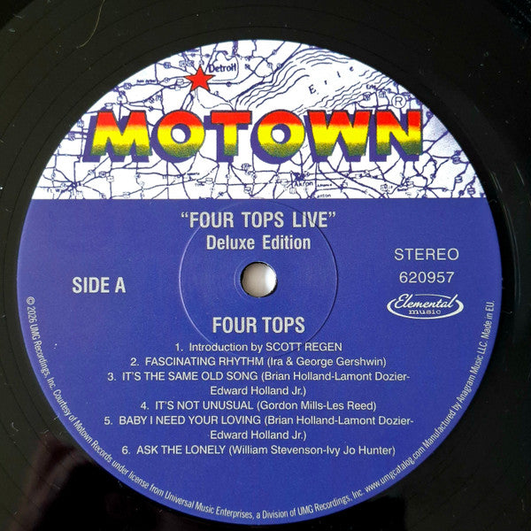 Four Tops : Four Tops Live! (2xLP, Album, Dlx, Ltd, 140)