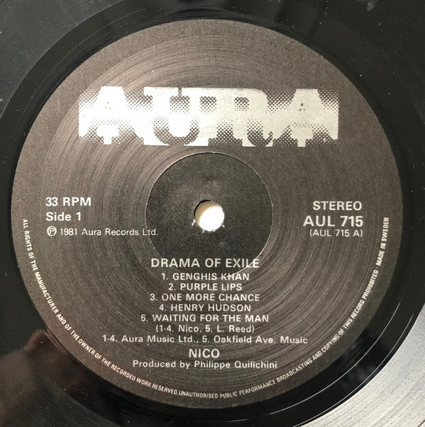 Nico  ~ Drama Of Exile (Vinyl) - Djungel & Jazz