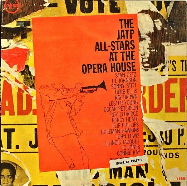 Jazz At The Philharmonic ~ The JATP All-Stars At The Opera House (Vinyl) - Djungel & Jazz