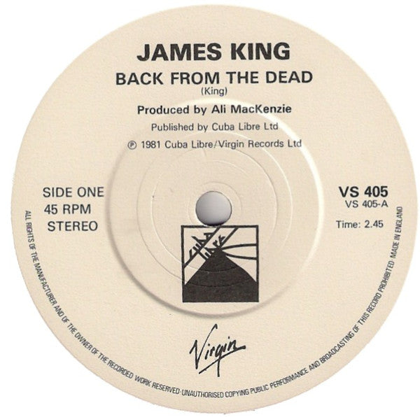 James King (11) : Back From The Dead (7", EP)