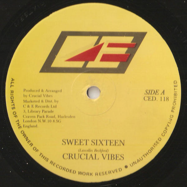 Crucial Vibes : Sweet Sixteen (12")