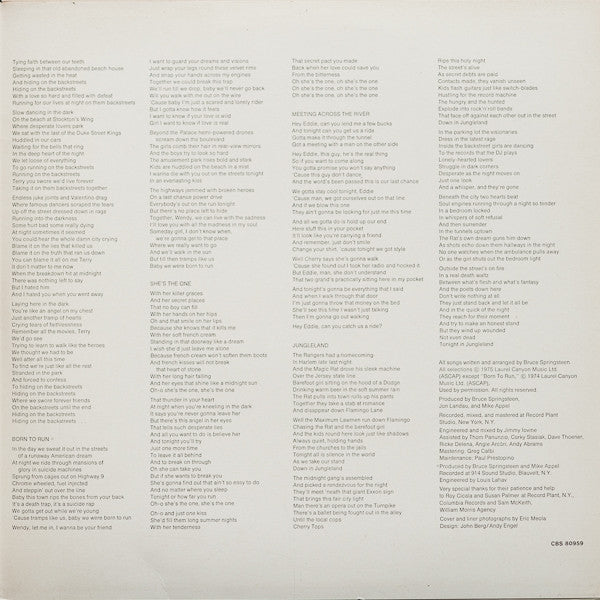 Bruce Springsteen ~ Born To Run (Vinyl) - Djungel & Jazz