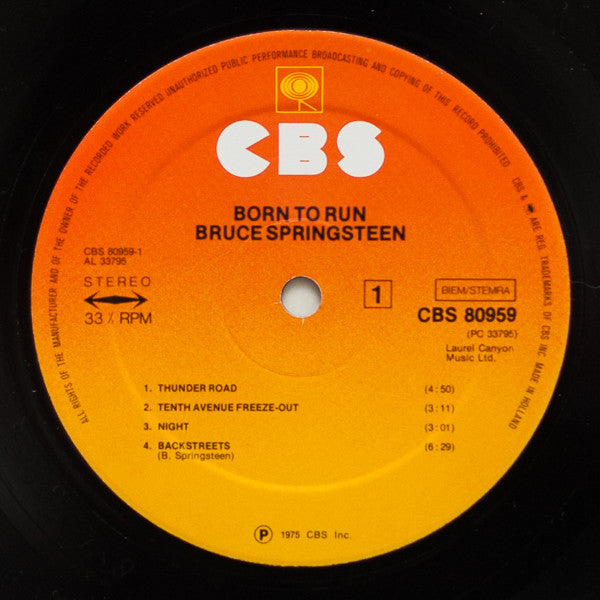 Bruce Springsteen ~ Born To Run (Vinyl) - Djungel & Jazz