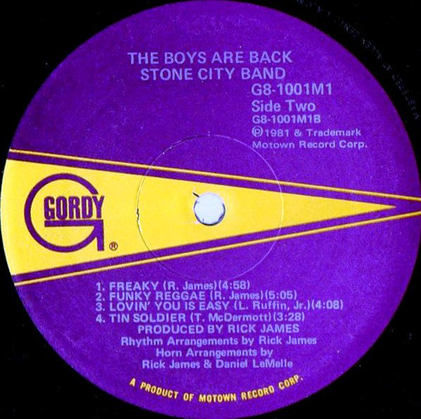 Stone City Band ~ The Boys Are Back (Vinyl) - Djungel & Jazz