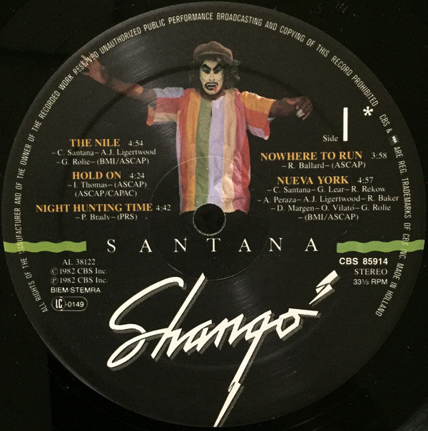 Santana ~ Shango (Vinyl) - Djungel & Jazz