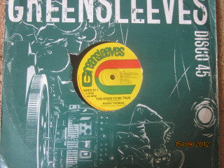 Ruddy Thomas : Too Good To Be True (12")