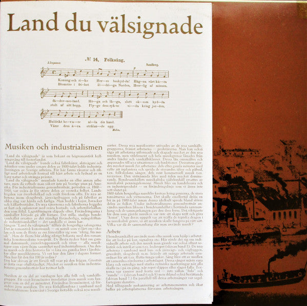 Various : Land Du Välsignade (LP, Album, Mono)