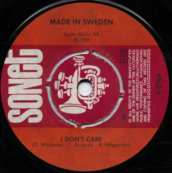 Made In Sweden ~ I Don't Care / Sunset (Vinyl) - Djungel & Jazz