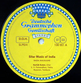 Kartick Kumar ~ Sitar Music Of India (Vinyl) - Djungel & Jazz