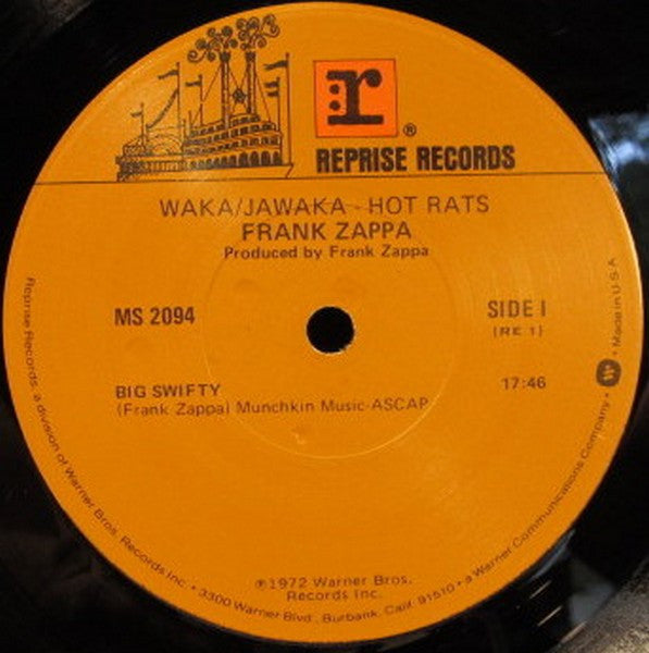 Frank Zappa : Waka / Jawaka - Hot Rats (LP, Album, RE, Win)