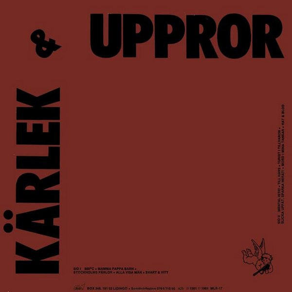Ebba Grön ~ Kärlek & Uppror (Vinyl) - Djungel & Jazz
