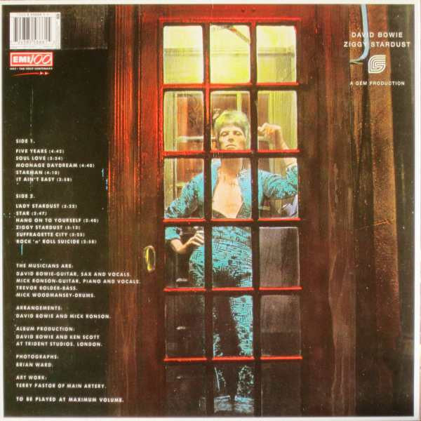 David Bowie ~ The Rise And Fall Of Ziggy Stardust And The Spiders From Mars (Vinyl) - Djungel & Jazz