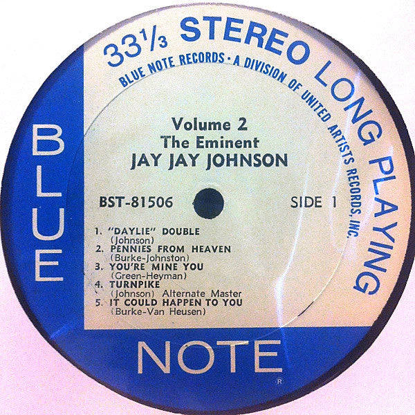 J.J. Johnson : The Eminent Jay Jay Johnson Volume 2 (LP, Comp)