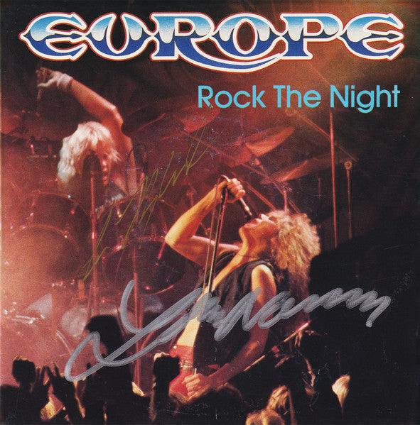 Europe (2) : Rock The Night (7", Single)