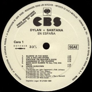 Dylan + Santana ~ Dylan + Santana En España (Vinyl) - Djungel & Jazz