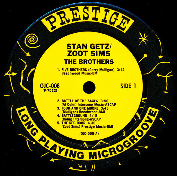 Stan Getz / Zoot Sims ~ The Brothers (Vinyl) - Djungel & Jazz