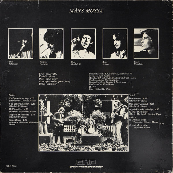 Måns Mossa ~ Måns Mossa (Vinyl) - Djungel & Jazz