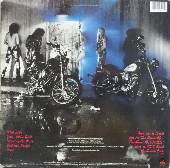 Mötley Crüe ~ Girls, Girls, Girls (Vinyl) - Djungel & Jazz