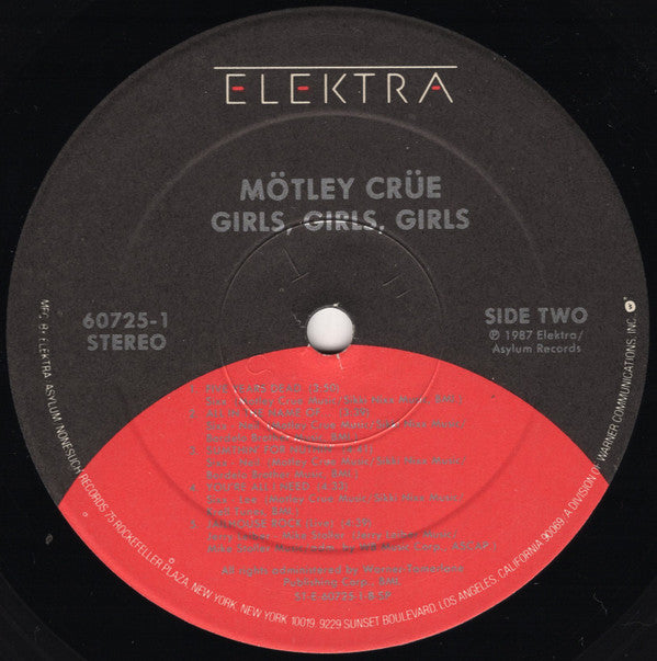 Mötley Crüe ~ Girls, Girls, Girls (Vinyl) - Djungel & Jazz