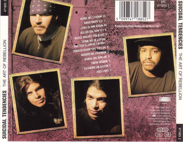 Suicidal Tendencies ~ The Art Of Rebellion (Vinyl) - Djungel & Jazz