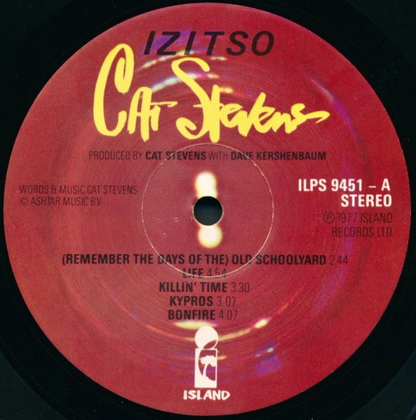 Cat Stevens ~ Izitso (Vinyl) - Djungel & Jazz