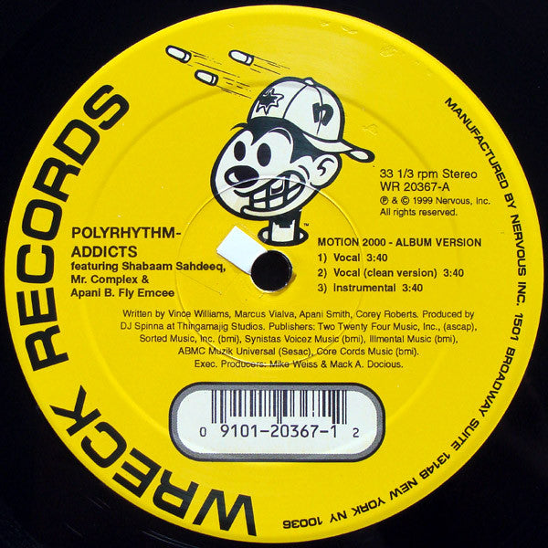 Polyrhythm Addicts ~ Motion 2000 (Vinyl) - Djungel & Jazz