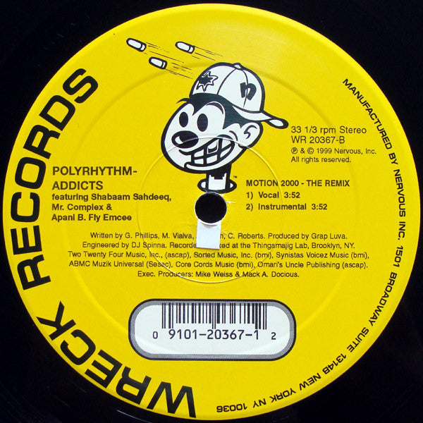 Polyrhythm Addicts ~ Motion 2000 (Vinyl) - Djungel & Jazz