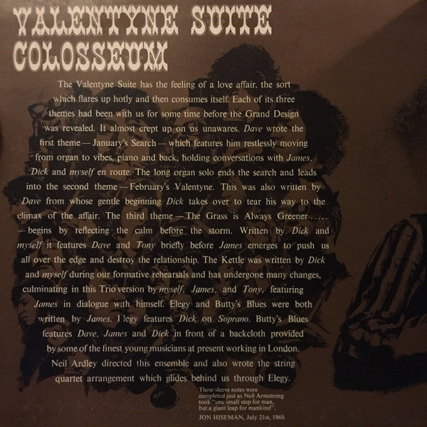 Colosseum ~ Valentyne Suite (Vinyl) - Djungel & Jazz