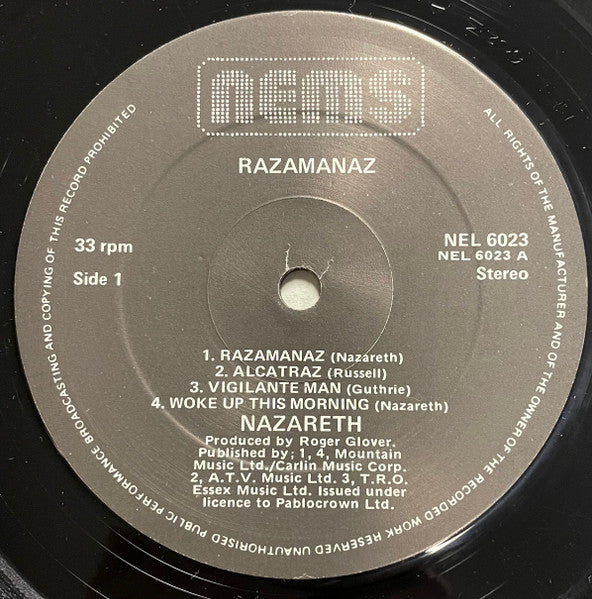 Nazareth (2) : Razamanaz (LP, Album, RE)