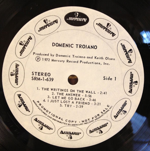 Domenic Troiano ~ Domenic Troiano (Vinyl) - Djungel & Jazz