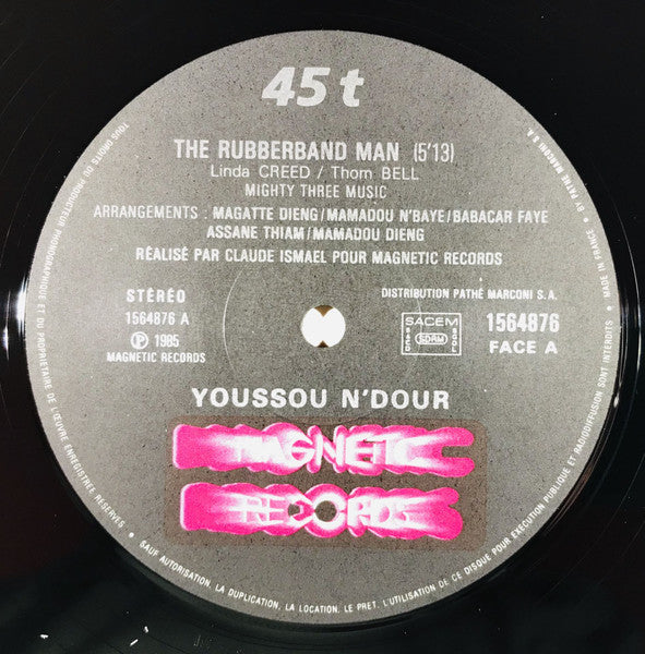 Youssou N'Dour ~ The Rubberband Man (Vinyl) - Djungel & Jazz