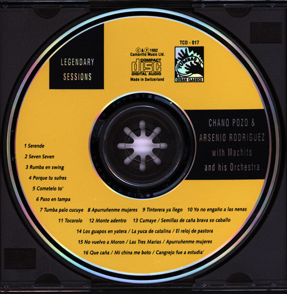 Chano Pozo & Arsenio Rodriguez With Machito And His Orchestra ~ Legendary Sessions (Vinyl) - Djungel & Jazz