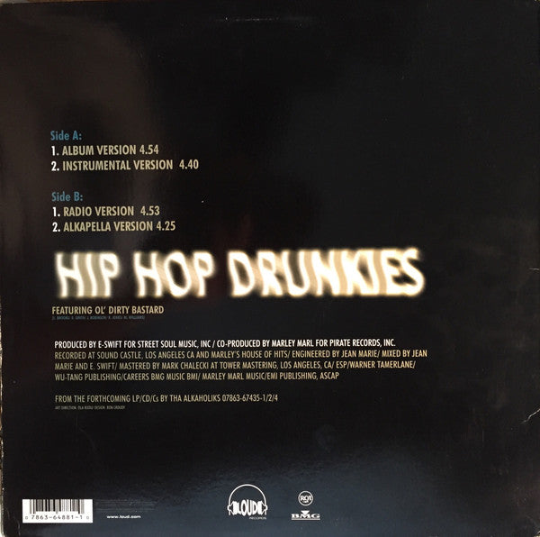 Tha Alkaholiks Featuring Ol' Dirty Bastard ~ Hip Hop Drunkies (Vinyl) - Djungel & Jazz