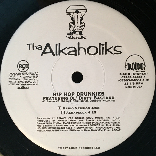 Tha Alkaholiks Featuring Ol' Dirty Bastard ~ Hip Hop Drunkies (Vinyl) - Djungel & Jazz