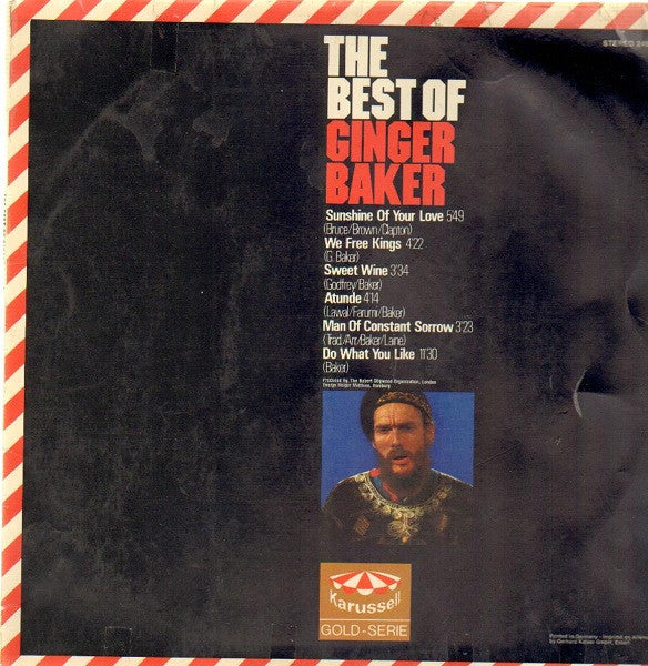 Ginger Baker ~ The Best Of Ginger Baker (Vinyl) - Djungel & Jazz