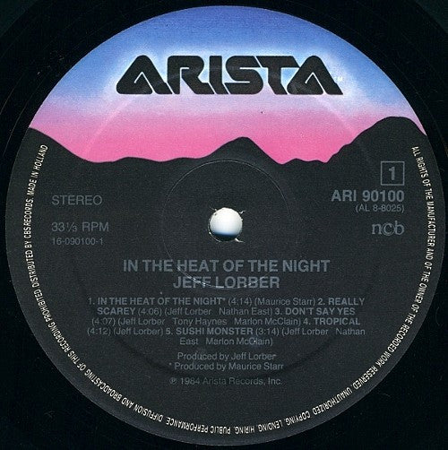 Jeff Lorber : In The Heat Of The Night (LP, Album)