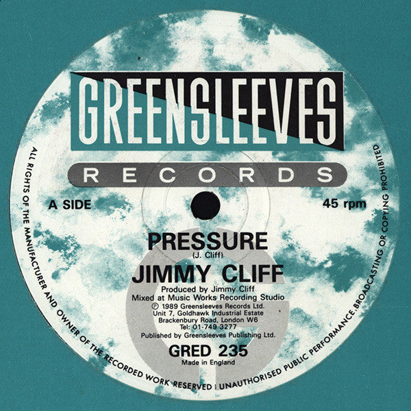 Jimmy Cliff / Josey Wales : Pressure (12")