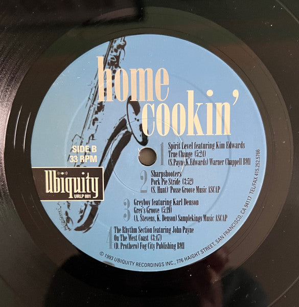 Various : Home Cookin' (LP, Comp)