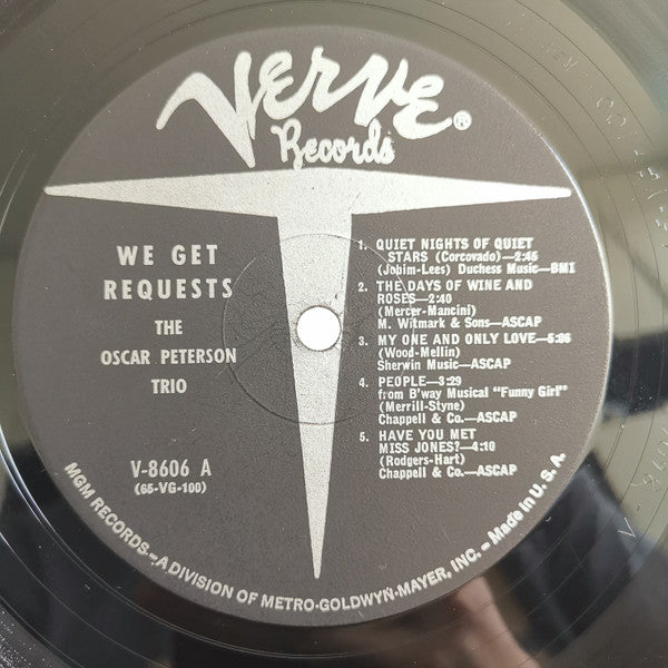 The Oscar Peterson Trio ~ We Get Requests (Vinyl) - Djungel & Jazz