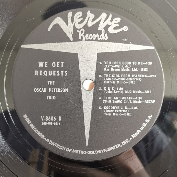 The Oscar Peterson Trio ~ We Get Requests (Vinyl) - Djungel & Jazz