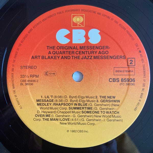 Art Blakey & The Jazz Messengers ~ Originally (Vinyl) - Djungel & Jazz