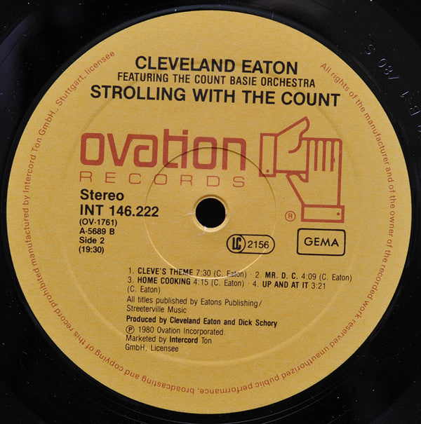 Cleveland Eaton ~ Strolling With The Count (Vinyl) - Djungel & Jazz