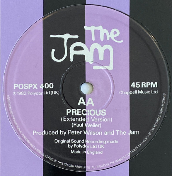 The Jam ~ Town Called Malice / Precious (Vinyl) - Djungel & Jazz