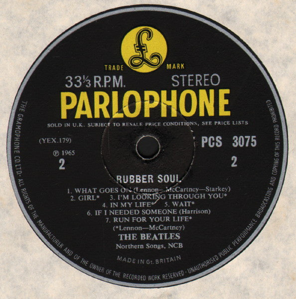 The Beatles ~ Rubber Soul (Vinyl) - Djungel & Jazz