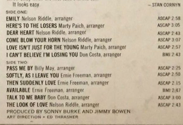 Frank Sinatra ~ Softly, As I Leave You (Vinyl) - Djungel & Jazz