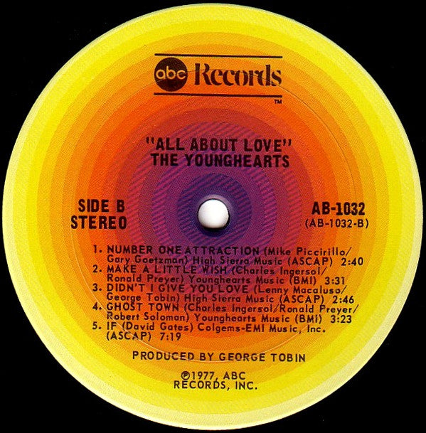 The Younghearts ~ All About Love (Vinyl) - Djungel & Jazz